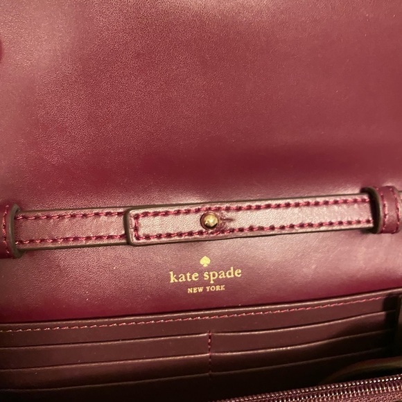 Kate Spade Connie Crossbody Bag Plum Glitter - Picture 11 of 15